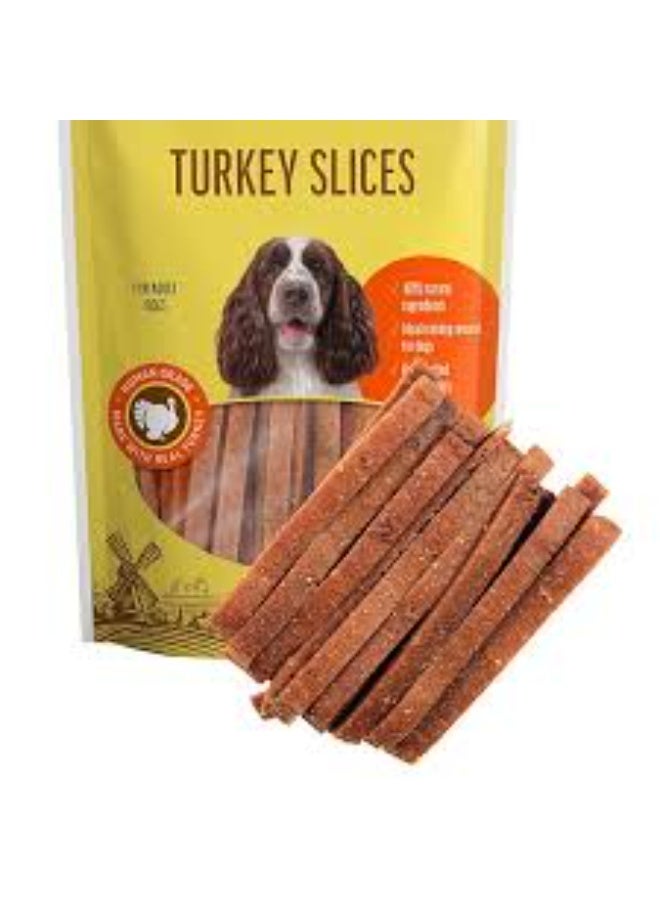 Dog Fest Turkey Slices for Adult Dogs 90g Soft Natural Dog Treats High Protein Training Snacks From Varmacy - Image 2